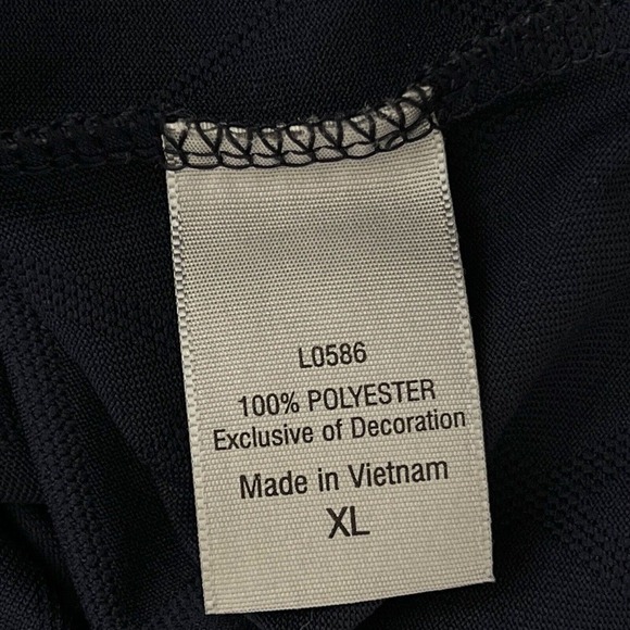 Champion Men XL Duo Dry‎ Collared Lightweight Athletic Golf Polo Navy Blue - Picture 13 of 16